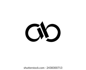 ab Letter Logo Vector Arte, iconos y gráficos