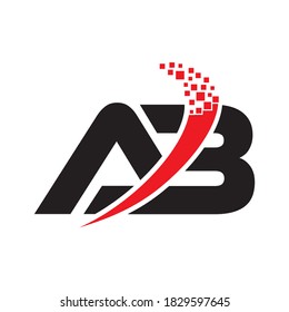 AB letter logo vector design