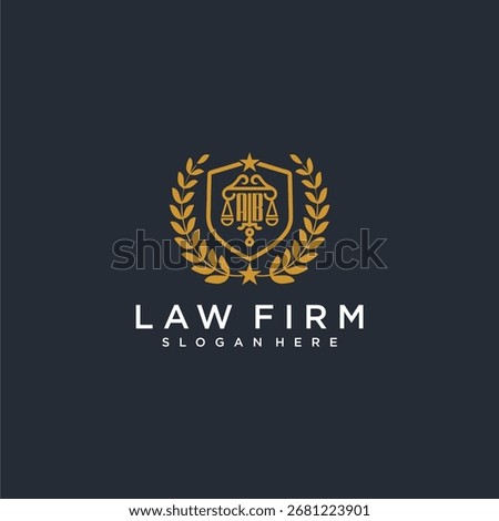 AB letter monogram logo for lawfirm with pillar and leaf image design