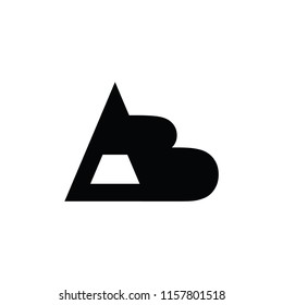 ab letter vector logo