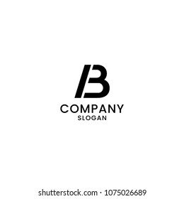 AB letter vector logo. uppercase monogram logo.