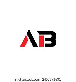 AB logo. A B design. White AB letter. AB, A B letter logo design. Initial letter AB linked circle uppercase monogram logo. A B letter logo vector design.