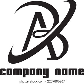 ab logo design for branding