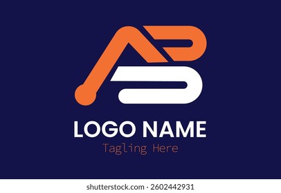 AB Logo Design Modern and Creative Branding for Business