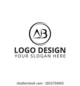 Ab Logo Design Professional Logo