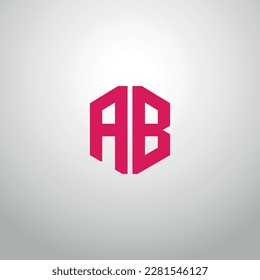 Vektor-Grafikelement-Illustrationsvorlage für AB-Logo Design 

