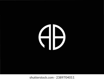 Ab logo desing and monogram logo
