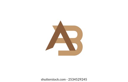 ab logo, ab initials, ab letter mark logo 