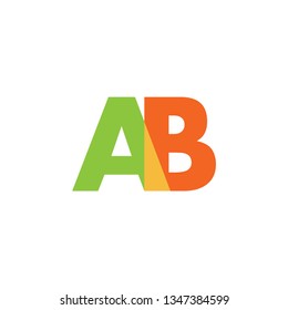 AB logo letter design