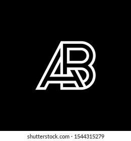 ab logo monogram vector logo template 