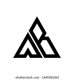 ab logo , simple , clean , elegant