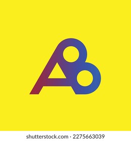 AB Logo | AB | Text Logo | Letter Logo