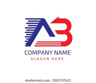 AB logo for transfers, banking services and money transfer