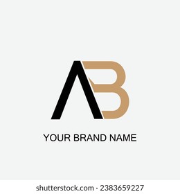 Ab Logo Vector Images.and brand name.