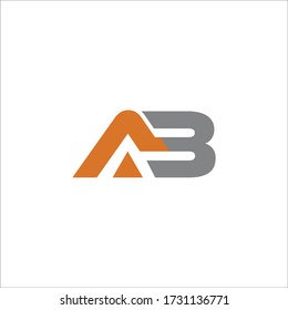 AB logo for your business vector