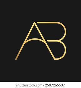 AB luxury Logo design for your brand