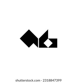 AB Monogram Logo Design Idea