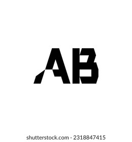 AB Monogram Logo Design Idea