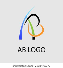 AB MONOGRAME LOGO oder Buchstabenlogo