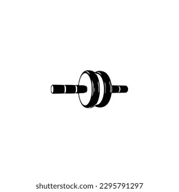 AB ROLLER Machine, AB ROLLER Vector, Gym equipment, Gym equipment isolated, Gym equipment vector, Gym equipment silhouette.