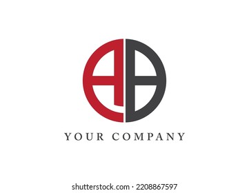 ab runder Form Logo Design Symbol-Illustrator Vektordatei.