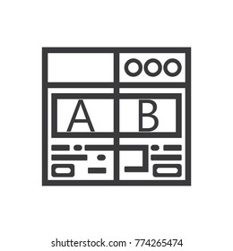 A/B Testing Icon