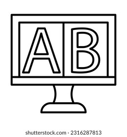 Ab Testing Icon Design For Personal And Commercial Use.