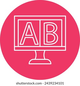 Ab Testing Icon Design For Personal And Commercial Use.
