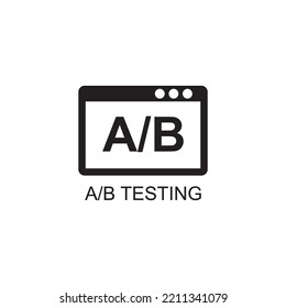 ab testing icon , technology icon