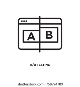 AB Testing Vector Icon