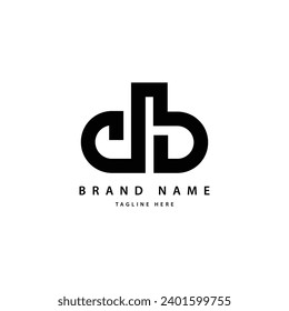 ab vector logo design alphabet template style