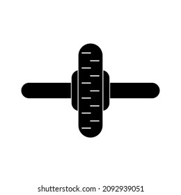 ab wheel icon, ab wheel vector sign symbol