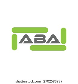 ABA letter logo design on black background. ABA creative initials letter logo concept. ABA letter design