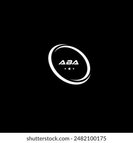 ABA Logo Design Template Vector monogram. Modern letters ABA. Concept Logo. Flat Vector Design Element. Monogram ABA.

