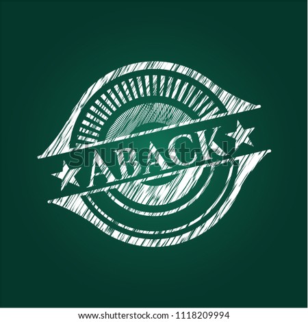 Aback chalk emblem