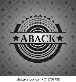 Aback dark badge