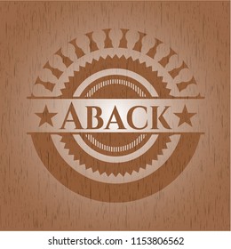 Aback Wooden Emblem Stock Vector (Royalty Free) 1153806562 | Shutterstock