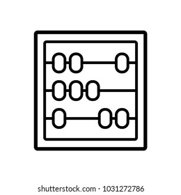 abacus - accounting icon vector