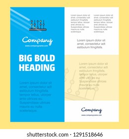 Abacus  Business Company Poster Template. with place for text and images. vector background