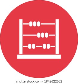 Abacus, calculate, maths icon vector image. Can also be used for education. Suitable for use on web apps, mobile apps and print media.