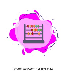 Icono de color abacus. Sencillos iconos del vector de color de la educación para ui y ux, sitio web o aplicación móvil