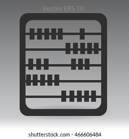 abacus for counting vector illustration