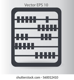 abacus for counting vector illustration