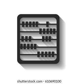 abacus for counting vector illustration