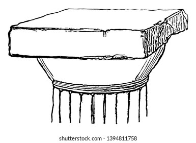 Abacus se denota principalmente un lado de tableta cuadrado a tablero, utilizado principalmente para la visualización de tazas de oro y plata utensilios ornamentales dibujo de línea vintage o ilustración de grabado.