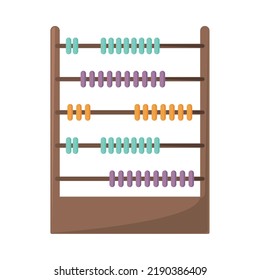 icono aislado de cálculo de educación de abacus