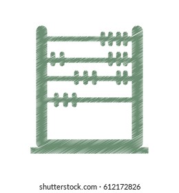 abacus education isolated icon vector illustration design