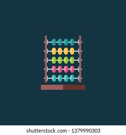 Abacus Flat Icon for any purpose