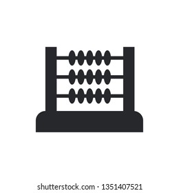 abacus flat vector icon