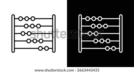 Abacus icon for Apps. Icon Design Template.
